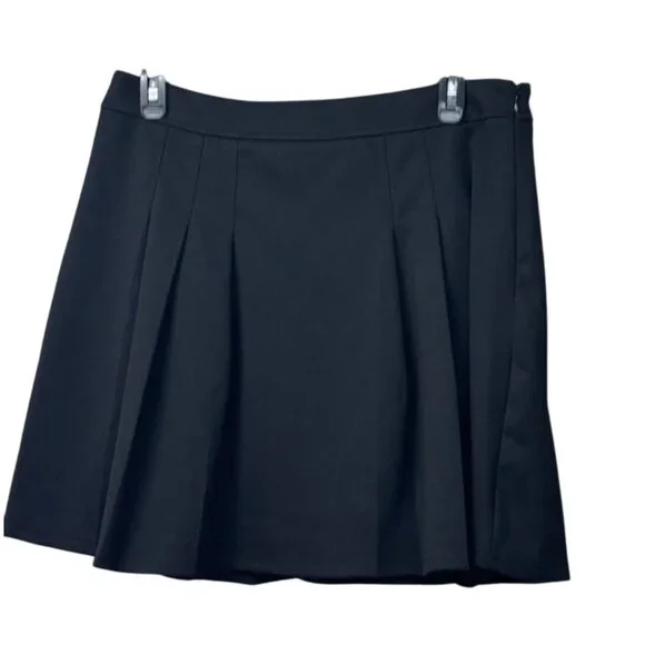 Oakie & Lola Women’s Pleated A-Line Skater Skirt, black, L- preowned - Picture 1 of 6